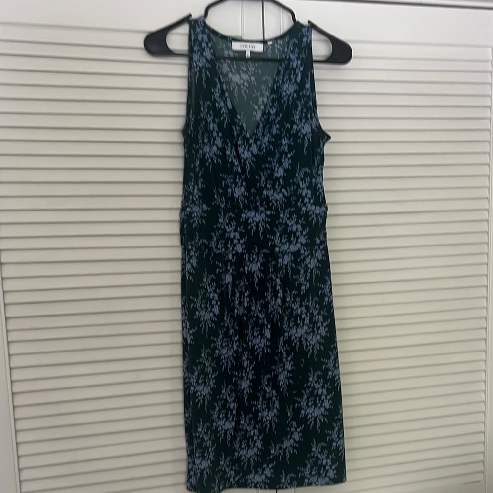 Lark & Ro sleeveless faux wrap dress 8